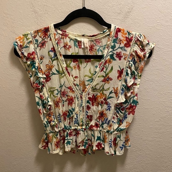 Raga My Paradise Floral Crop Top Size XS - Picture 1 of 8